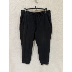 Public Rec Jogger Sweatpants Mens 34 x 28** Black Pull On Activewear Gym Workout